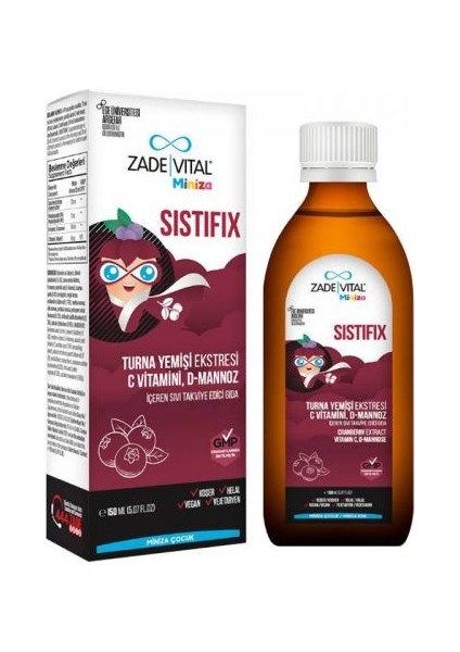 Zade Vital Miniza Sistifix Sıvı 150 ml