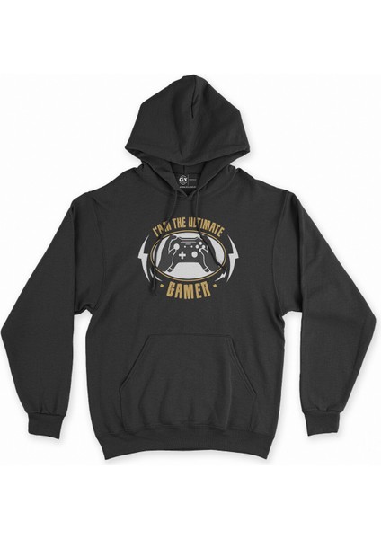 Cix Kırmızı I Am Proud Siyah Kapşonlu Sweatshirt Hoodie