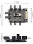 Fan Kontrol 8 Kanal 3 Pin Fan Splitter Sata Power 2 Seviye 1
