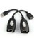 USB RJ45 Extension Adaptör USB Cat5 Cat6 USB Ethernetle Uzatma 2