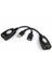 USB RJ45 Extension Adaptör USB Cat5 Cat6 USB Ethernetle Uzatma 3