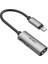 LT01 Lightning 3.5 mm Aux Kulaklık ve Şarj Dönüştürücü 2A Metal Alaşım Ses Adaptörü 1
