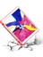 Apple iPad 10.2 2021 (9.nesil) Uyumlu Tri Folding Smart With Pen Standlı Kılıf Kırmızı 2