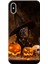 iPhone Xs Max Kılıf Bal Kabağı Köpek Hallowen Baskılı Esnek Tpu SILIKON5910 1