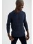 Standart Fit Bisiklet Yaka Triko Kazak R1175AZ21WN 1