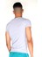 Açık Yaka Gri Erkek T-Shirt 2