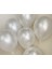 Beyaz Metalik Balon 10'lu 2