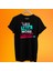 Az Laf Çok Iş Yazılı %100 Pamuk Oversize T-Shirt Büyük Beden Tişört 1