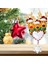 Noel Ağacı Asılı Süsler Geyik Ren Geyiği Dekor 3 ile Noel Elk (Yurt Dışından) 3