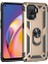 Oppo Reno 5 Lite Kılıf Vega Tank Standlı Yüzüklü Mıknatıslı Gold 1
