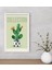 Gift Kaktüs Tasarımlı Dekoratif Ahşap Beyaz Çerçeveli Tablo-7 1