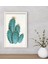 Gift Kaktüs Tasarımlı Dekoratif Ahşap Siyah Çerçeveli Tablo-20 1