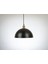 modern,rustik,vintage mutfak,oda,cafe,oteller için siyah 1xe27 metal sarkıt avize çap:40cm 1