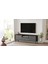 Diego Tv Ünitesi Tv Sehpası Metal Ayaklı 140CM Beton-Siyah Dg2-Rl 2