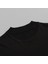 Kadın Dik Yaka Kısa Kol T-Shirt Siyah 3
