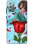 Deste Samsung Galaxy Note 20 Kılıf Gül ve Kız Baskılı Desenli Silikon Kılıf -8139 1