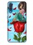 Deste Samsung Galaxy A50 Kılıf Gül ve Kız Baskılı Desenli Silikon Kılıf -8139 1