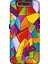Deste Samsung Galaxy A80 Kılıf Renkli Üçgen Baskılı Desenli Silikon Kılıf -8177 1