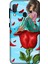 Deste Samsung Galaxy A20E Kılıf Gül ve Kız Baskılı Desenli Silikon Kılıf -8139 1
