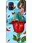 Deste Samsung Galaxy M51 Kılıf Gül ve Kız Baskılı Desenli Silikon Kılıf -8139 1
