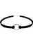 Siyah Renk Süet Kadın Round Choker Kolye 1