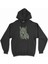 Cix Kızgın Kurt Mandala Siyah Kapşonlu Sweatshirt Hoodie 1