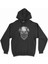 Cix Kulaklıklı Kuru Kafa Siyah Kapşonlu Sweatshirt Hoodie 1