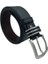 4.5 cm Spor Metal Köprülü Suni Deri Kemer Siyah (Toka-Köprü Takımlı) 1