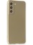 Samsung Galaxy S21 Fe Kılıf Yumuşak Dokulu Premium Silikon - Gold 2