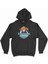 Cix Kamp Amblemi Siyah Kapşonlu Sweatshirt Hoodie 1