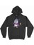 Balıkçı Penguen Siyah Kapşonlu Sweatshirt Hoodie 1
