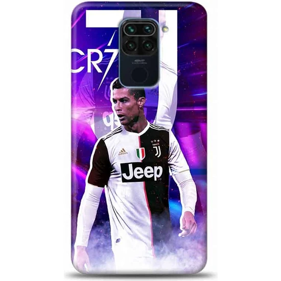 Marselit Xiaomi Redmi Note 9 Cristiano Ronaldo Juventus Cr7 Tasarımlı Telefon KILIFI-CR12