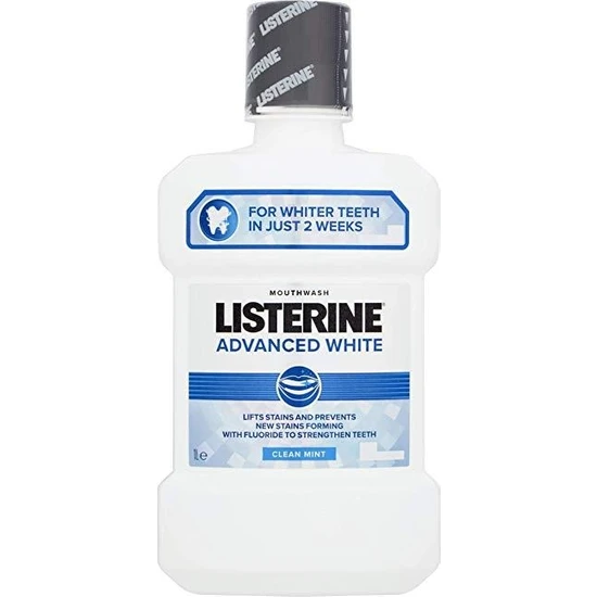 Listerine Advanced White Mouthwash 1000 ml