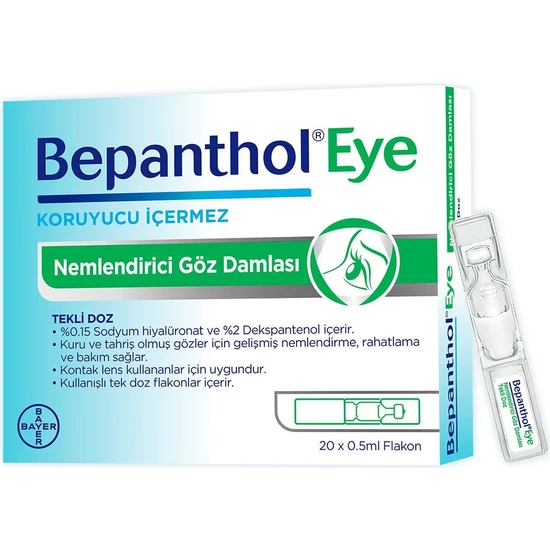 BepantholEye Nemlendirici Tekli Doz 20x0.5ml