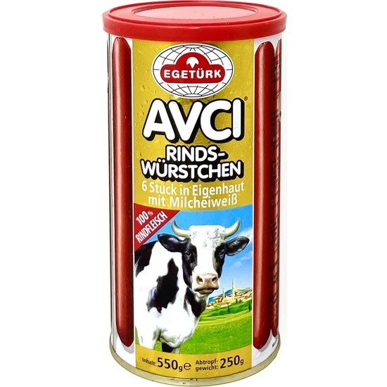 Egetürk Avci Rindswürstchen Sosis 550 gr