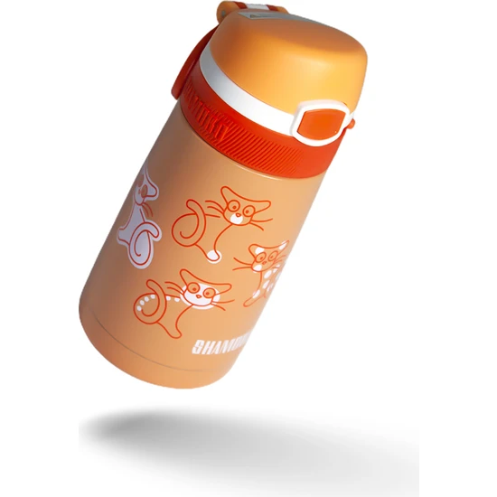Uzspace Vagon Koyu Turuncu 350 ml Shambo Matara VGN2051 Uzspace Vagon Koyu Turuncu 350 ml Shambo Matara VGN2051