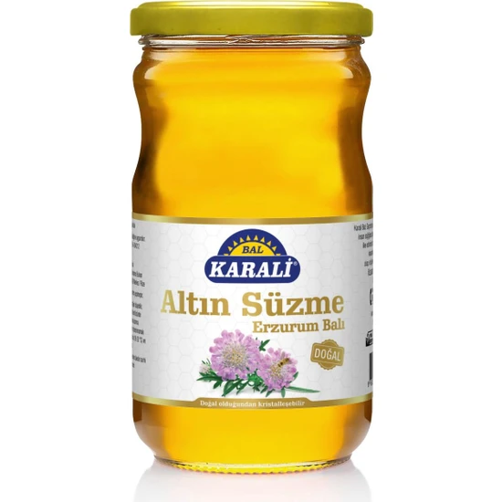 Karali Bal Karali Altın Süzme Erzurum Balı 460 gr