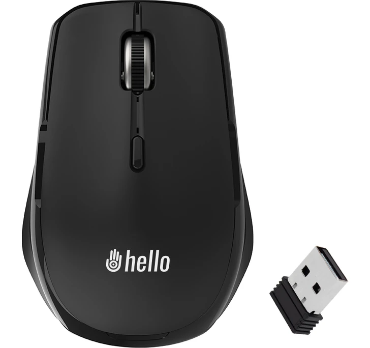 Resim Hello HL-4705 2.4ghz 1600DPI Kablosuz Optik Mouse 