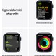 Apple Watch Seri 7 Gps, 45MM Siyah Alüminyum Kasa ve Siyah Spor Kordon - Regular MKN53TU/A Apple Watch Seri 7 Gps, 45MM Siyah Alüminyum Kasa ve Siyah Spor Kordon - Regular MKN53TU/A