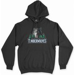 Cix Cix Mavi Minnesota Timberwolves Siyah Kapşonlu Sweatshirt Hoodie