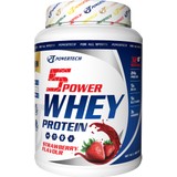 Powertech 5power Whey Protein 960 gr Çilek Aromalı Protein Tozu