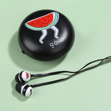 Pasifix Mikrofonlu Meyve Figürlü Kablolu Kulaklık (Yurt Dışından)