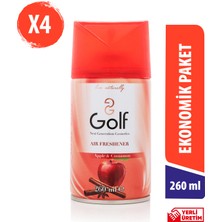 Golf Oda Kokusu Sprey 260 ml 4'lü - Elma&Tarçın