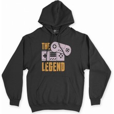 Cix Cix Pembe The Legend Siyah Kapşonlu Sweatshirt Hoodie