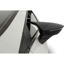 MKG Seat Leon 2012 - 2020 Yarasa Ayna Kapağı (Piona Black)