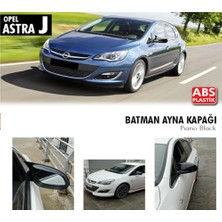 MKG Opel Astra J 2009 - 2020 Yarasa Ayna Kapağı (Piona Black)