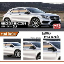 MKG Mercedes X156 Gla Class 2014 - 2019 Yarasa Ayna Kapağı (Piona Black)