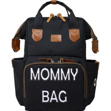 Stylo Doce Mommy Bag Anne Bebek Bakım Sırt Çantası-Beyaz Baskı