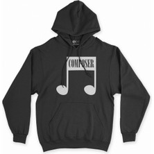 Cix Cix Composer Siyah Kapşonlu Sweatshirt Hoodie