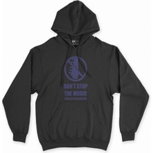 Cix Cix Do Not Stop The Music Siyah Kapşonlu Sweatshirt Hoodie